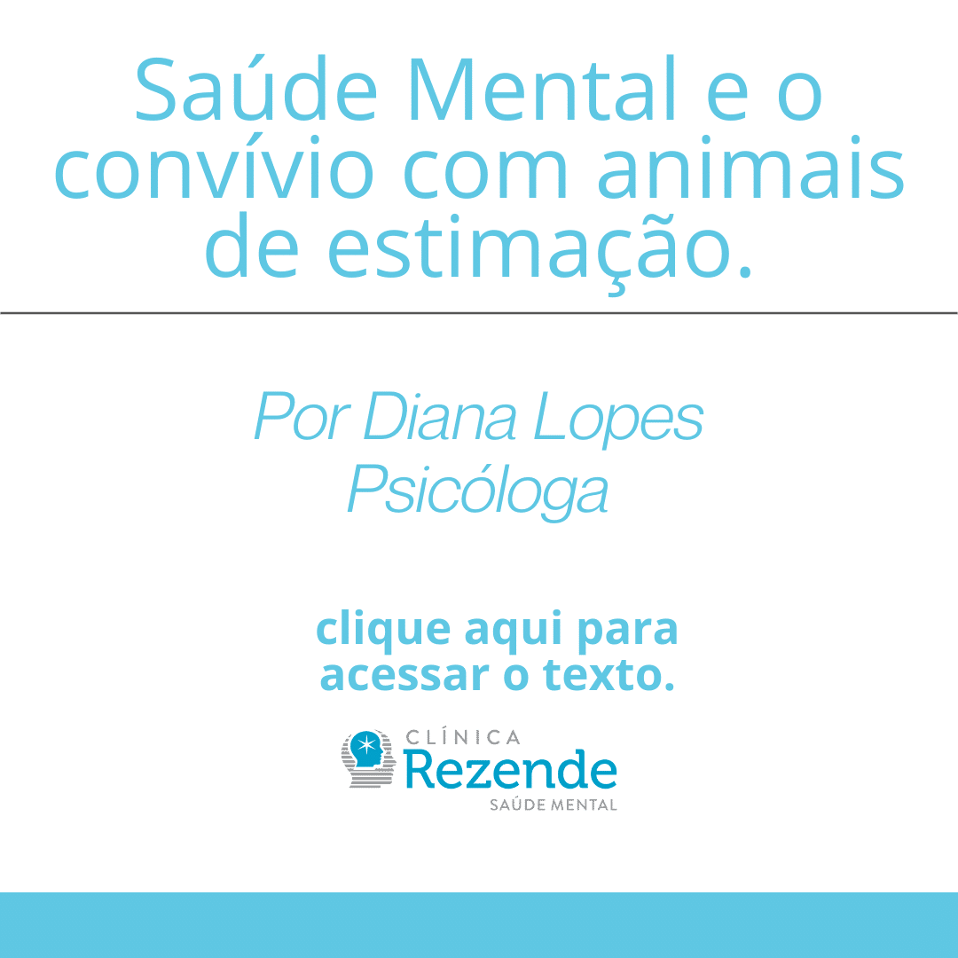 Saúde Mental e o convívio com animais de estimação