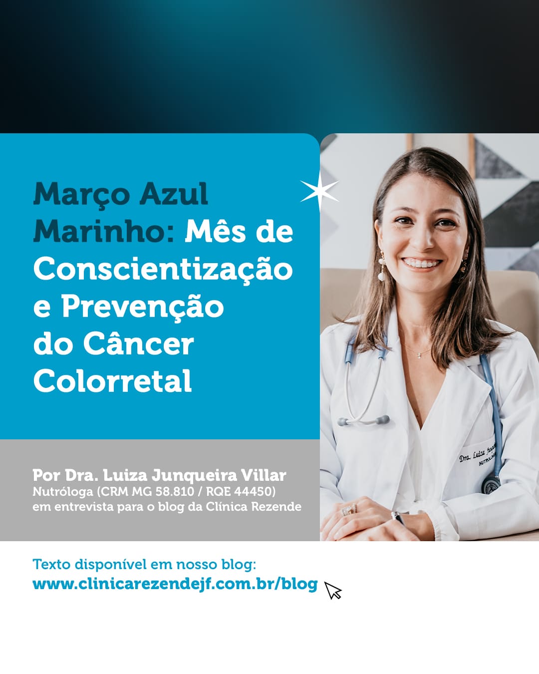 Março Azul Marinho: Mês de Conscientização e Prevenção do Câncer Colorretal