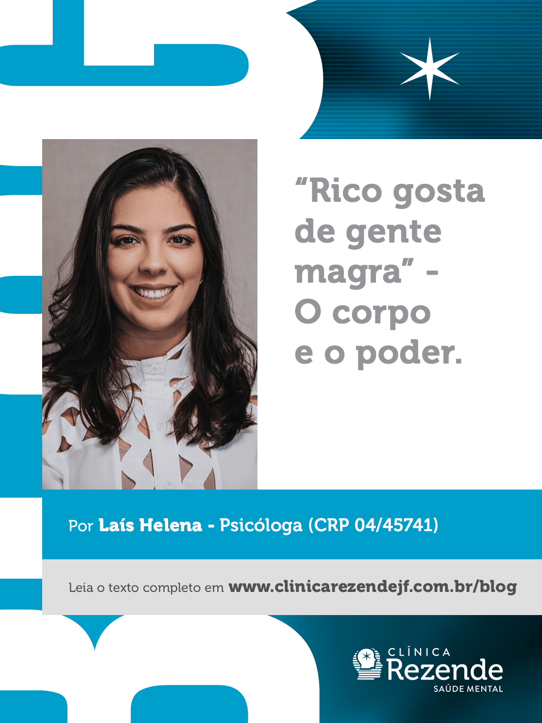 “Rico gosta de gente magra” – O corpo e o poder.