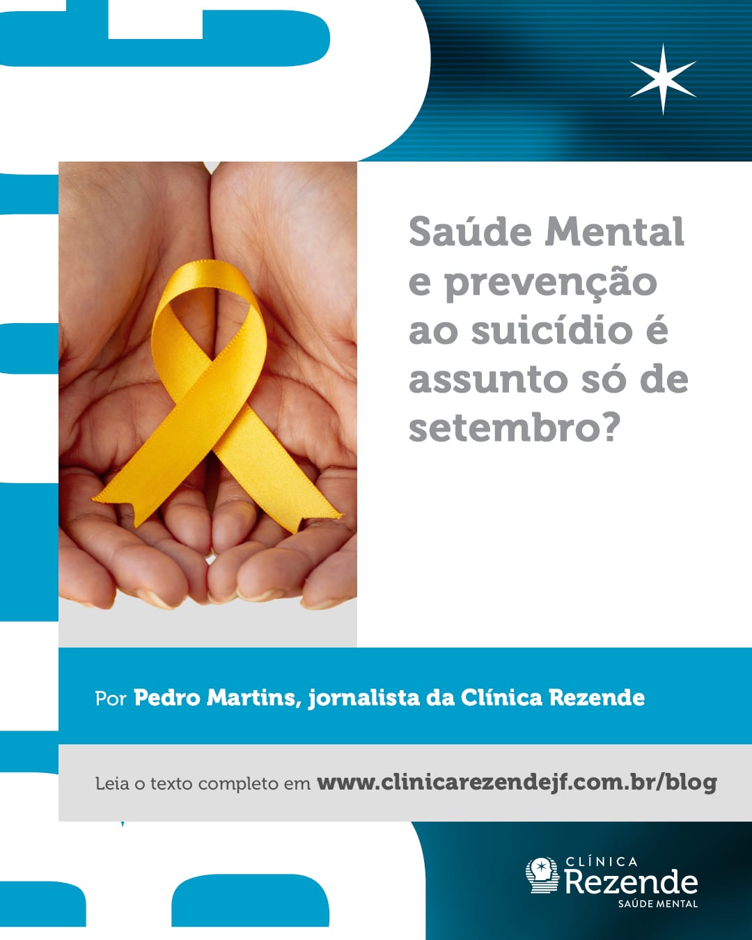 Saúde mental e prevenção ao suicídio é assunto só de setembro?